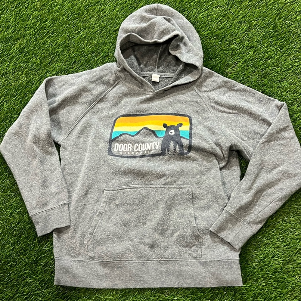 Youth Door County Wisconsin Hooded Sweatshirt
